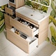 Style Line Мебель для ванной напольная Атлантика 80, Люкс ясень перламутр, PLUS – картинка-20